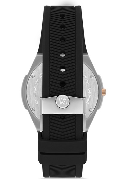 Siyah Silikon Kordon Erkek Kol Saati EM390T-04BR modelleri