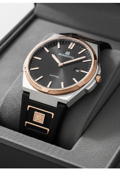 Siyah Silikon Kordon Erkek Kol Saati EM390T-04BR fırsatları