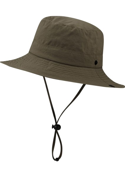 Yazlık Katlanabilir Geniş Siperlikli Haki Safari Kovboy Şapkası Unisex Fötr Bucket Balıkçı Şapka fırsatları