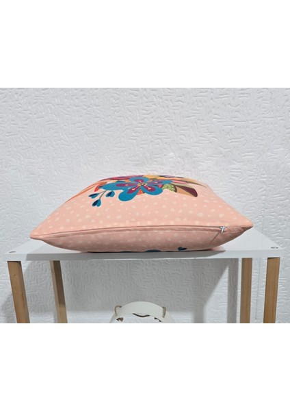 Tropikal Bitki Desenli Dijital Baskı Çift Taraf Desenli 2'li Kare Yastık Kırlent Kılıfı indirimleri