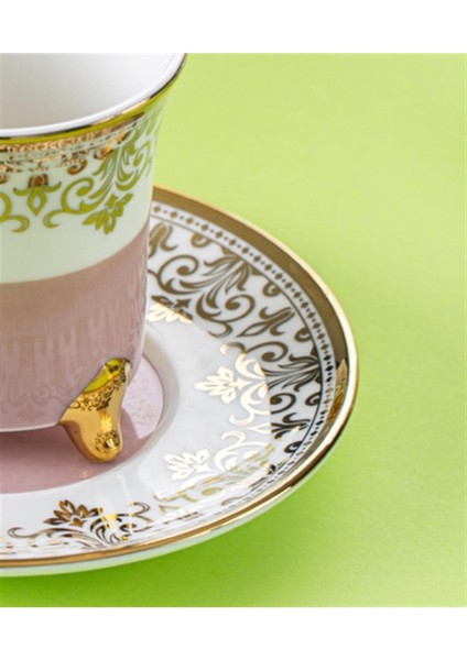 Ornette 6 Kişilik Porselen Türk Kahvesi Fincan Takımı