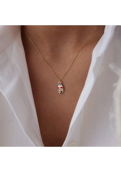 Fortuna Taşlı Balık Kolye fiyatları