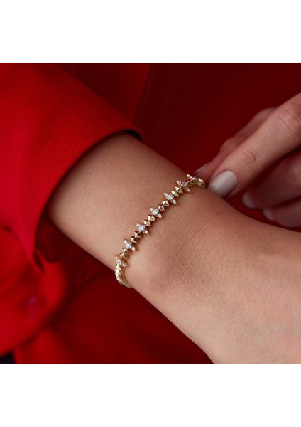 Taşlı Bombe Shuriken Bileklik