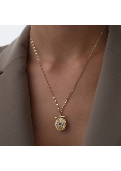 Işıltılı Siyah Göz Kolye modelleri