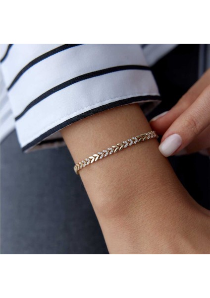 Taşlı Başak Bileklik