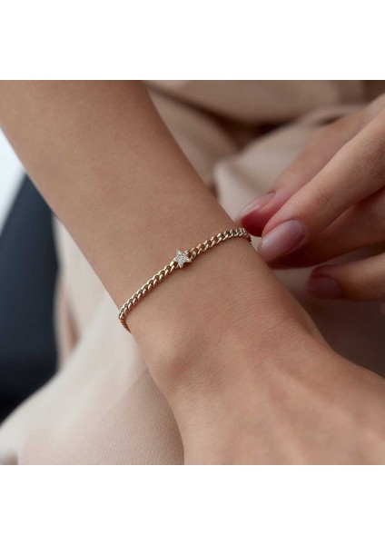 Gurmet Zincire Taşlı Yıldız Bileklik fiyatları