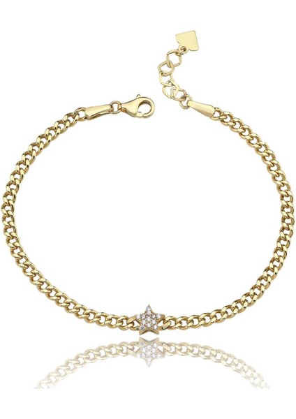 Gurmet Zincire Taşlı Yıldız Bileklik fırsatları