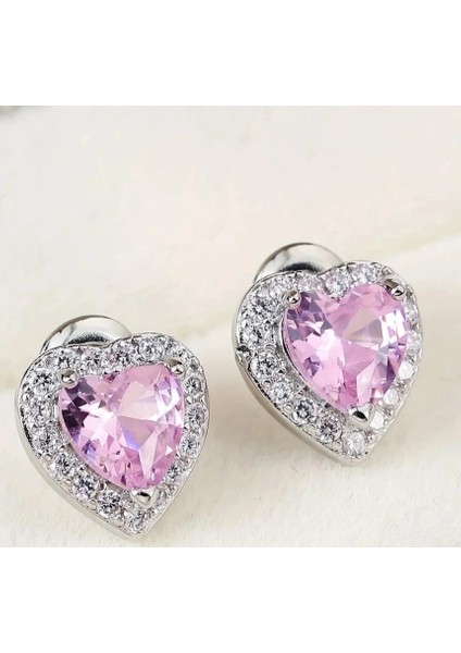 Swrvski Marka Model Gümüş Renkli Küpe modelleri