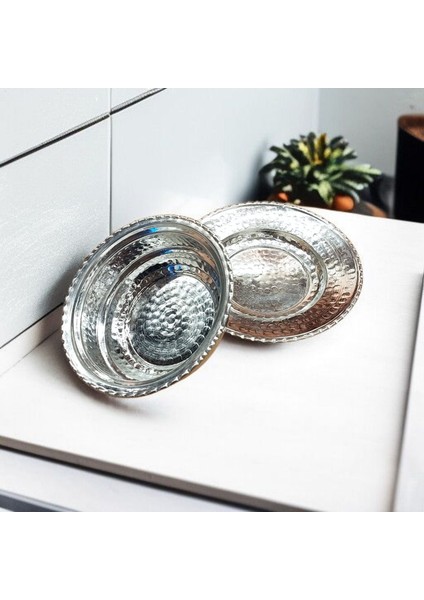 Bakır Tabak Kase Çorba Beyran Kelle Paça Sunum Ikram Tabaklı Kase Servis Tabağı fiyatları