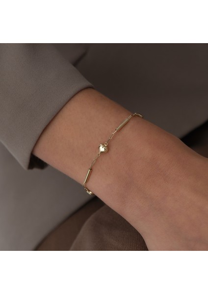 Pure Line Kalp Bileklik