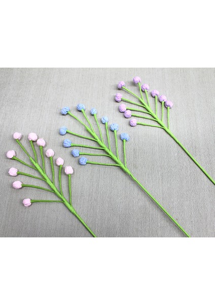 Dekoratif Tomurcuk Çiçeği (El Örgüsü)