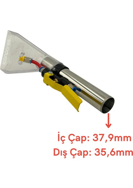 Ile Uyumlu Püskürtmeli Süpürge Yıkama Ucu | 37.9mm Iç Çap, 35.6mm Dış Çap fiyatları