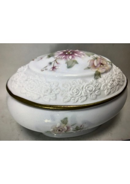 Limoges Bonboniyer 10 cm 8 cm 6 cm Ölçülerinde