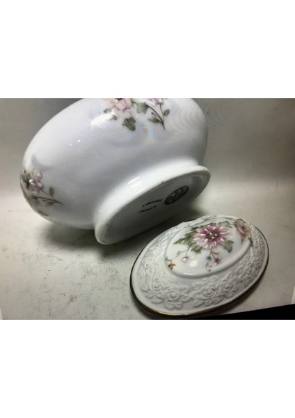 Limoges Bonboniyer 10 cm 8 cm 6 cm Ölçülerinde