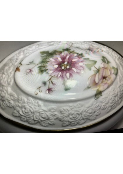 Limoges Bonboniyer 10 cm 8 cm 6 cm Ölçülerinde