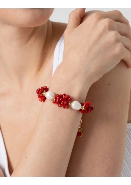 Mercan ve İncili Bileklik fiyatları