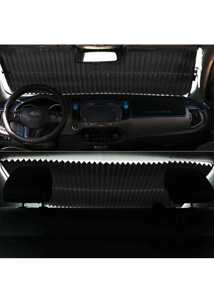 Ön Cam Oto Araba Suv Tır Sürgülü Güneşlik Ön Cam Güneşliği Sürgülü Yeni Nesil Metalize 70 x 150 modelleri