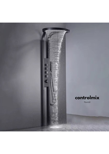 Luxury Duş Seti Tepe Yağmurlamalı Masajlı Duş Seti