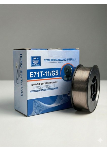 Gazsız Gazaltı Kaynak Teli 1 kg 0.8 mm