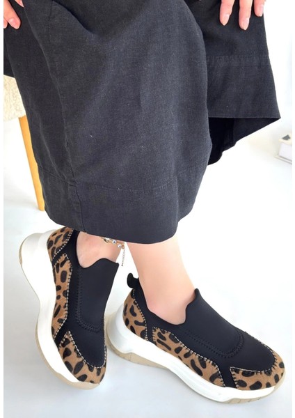 Nrzsnt Kendy Leopar Süet Spor Ayakkabı (Numara: 37) modelleri