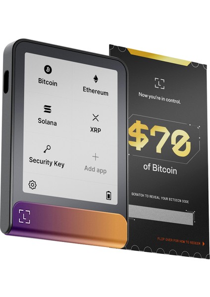 Flex Demir Fuşya Kripto Donanım Cüzdanı