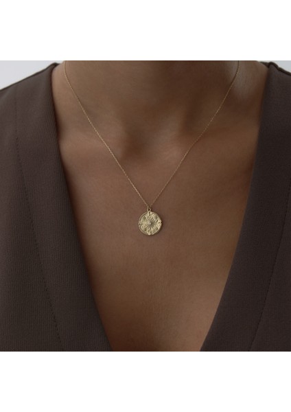 Güneşli Pusula Kolye