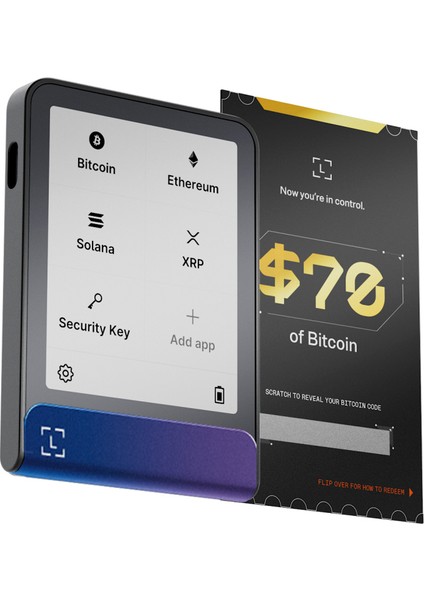 Flex Neptün Mavisi Kripto Donanım Cüzdanı