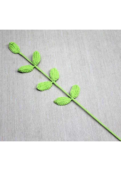 Dekoratif Çiçek Dalı (El Örgüsü)