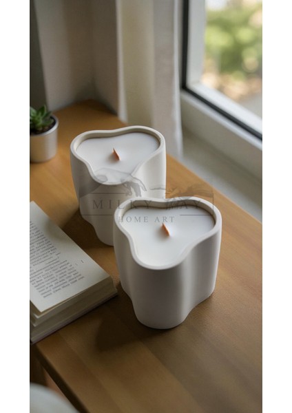 Stella Geometrik Formda Dekoratif Mum Soya Mumu Dekoratif Kase modelleri