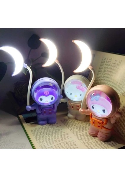 Sevimli Karikatür Göz Korumalı USB Gece Lambası (Beyaz-Pembe-Mor) fırsatları