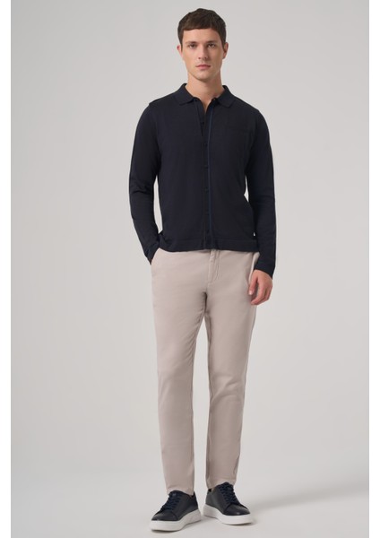 Erkek Lacivert Trend Polo Yaka Gömlek Triko modelleri