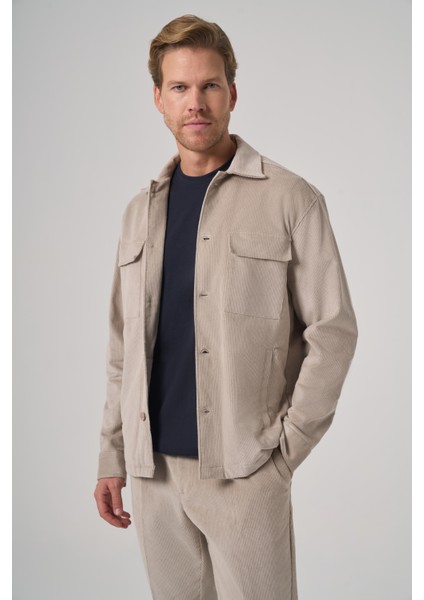 Erkek Taş Trend Çift Cepli Kadife Gömlek Ceket fiyatları