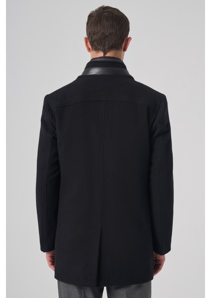 Erkek Siyah Yünlü Dynamic Fit Kambet Çıkma Mostra Kaban indirimleri