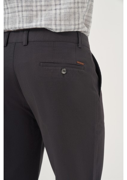 Erkek Gri Chino Dynamic Fit Kışlık Pantolon modelleri