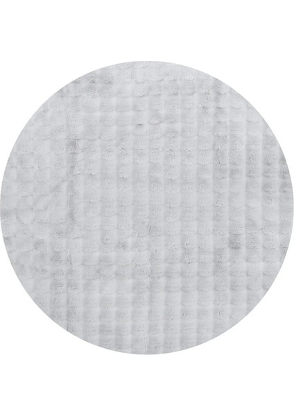 Aveline Collection Yuvarlak Cloudy Peluş Halı Dekoratif Yumuşacık Yıkanabilir Kaymaz Taban Yolluk