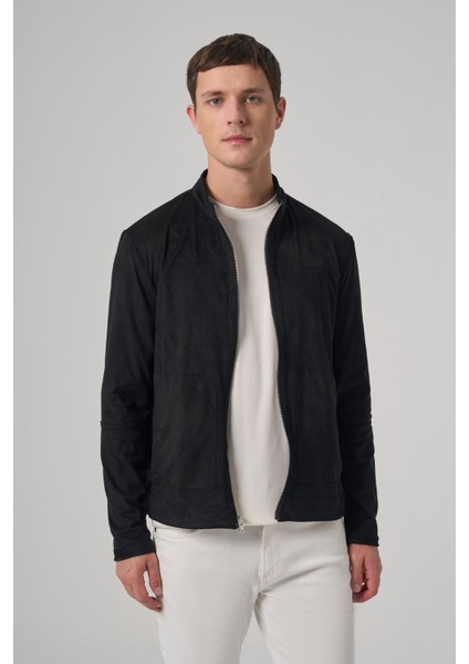 Erkek Siyah Trend Baharlık Çift Taraflı Süet Mont indirimleri