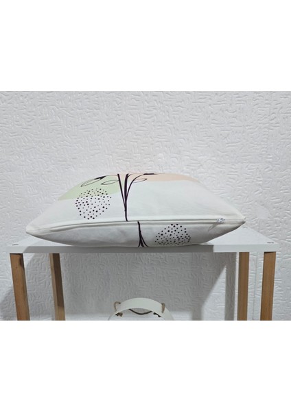 Soyut Bitki Desenli Dijital Baskı Çift Taraf Desenli 2'li Kare Yastık Kırlent Kılıfı indirimleri