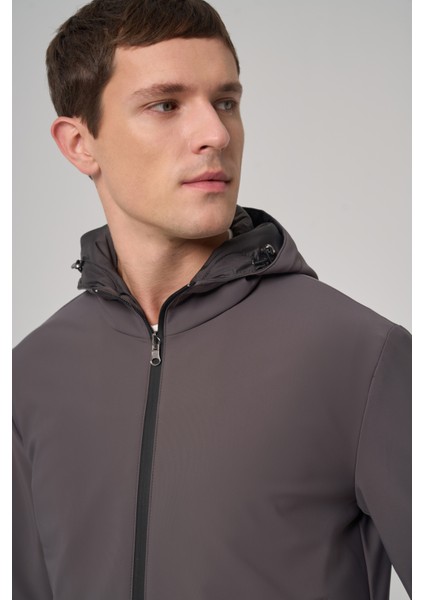 Erkek Füme Trend Çift Taraflı Kapüşonlu Mont fiyatları