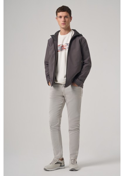 Erkek Füme Trend Çift Taraflı Kapüşonlu Mont modelleri