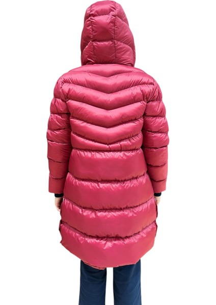 Kız Çocuk Kapüşonlu Kışlık Şişme Mont 51338 fırsatları