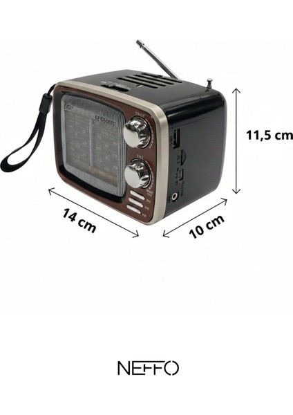 Retro Taşınabilir Radyo Am Fm Sw – Bluetooth USB Tf Kart Destekli – 1200MAH Şarjlı Güçlü Ses modelleri