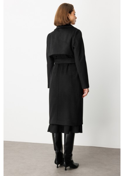 Beli Kuşaklı Kruvaze Kaşe Kaban 6053-26K indirimleri