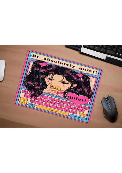 Q•u•i•e•t.exe Gaming Oyuncu Xl Mouse Pad Kaydırmaz Mousepad 40X30 3mm Premium Model Büyük Boy fırsatları