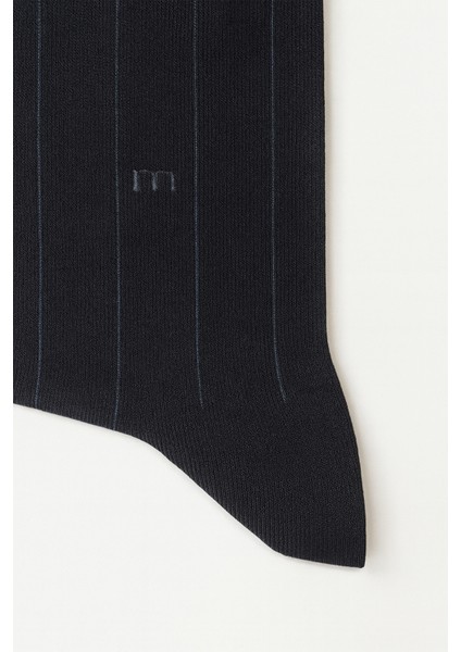 Erkek Siyah Bambu Desenli Soket Çorap modelleri