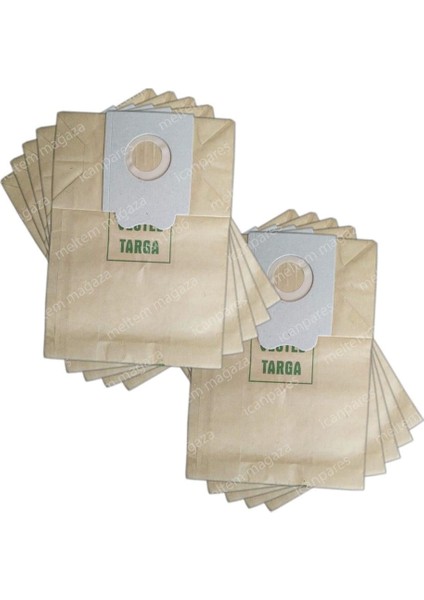 Ile Uyumlu Targa Süpürge Kağıt Toz Torbası 10 Adet