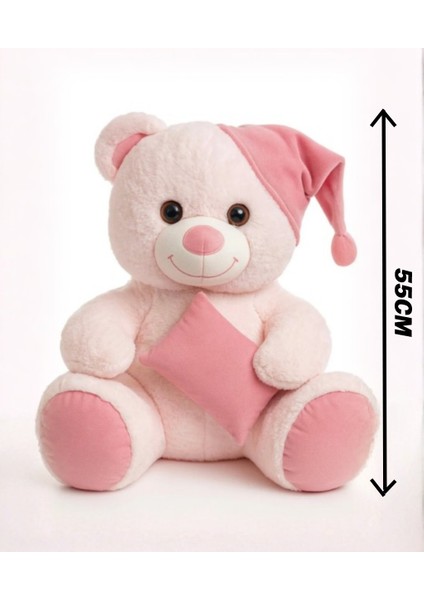 Ayıcık Şapkalı Yastıklı 55 cm - Yumuşacık & Sevimli modelleri