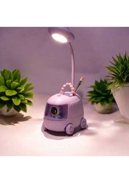 Sevimli Araba Tasarımlı Şarj Edilebilir Gece & Masa Lambası modelleri