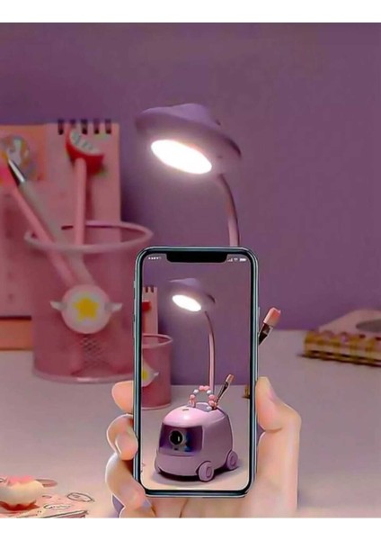 Sevimli Araba Tasarımlı Şarj Edilebilir Gece & Masa Lambası fırsatları