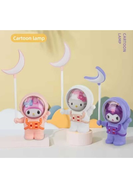 Sevimli Karikatür Göz Korumalı USB Gece Lambası Beyaz fiyatları