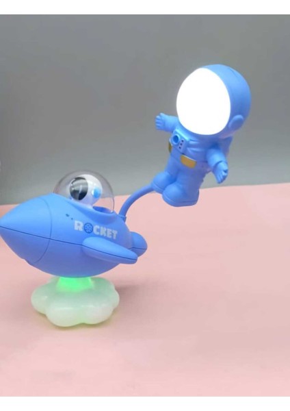 Mavi Dekoratif Gece Lambası Renk Değiştirebilen Masa Lambası fiyatları